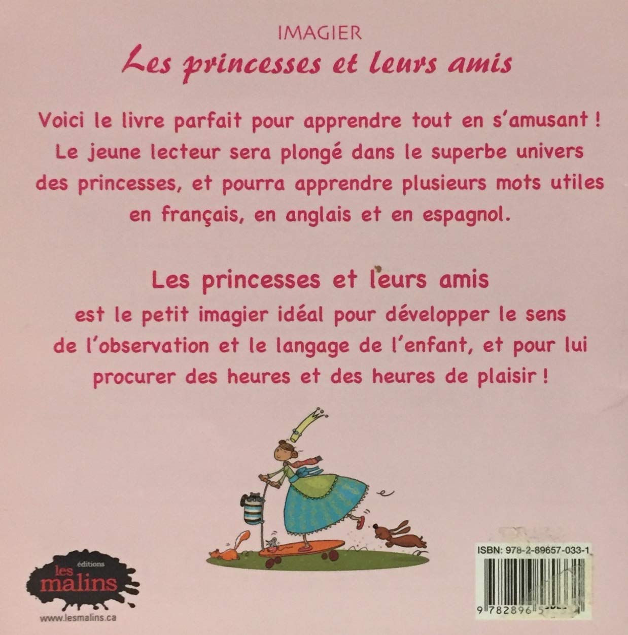 Livre Les princesses et leurs amis - Christine Battuz (Livre d'occasion) - ISBN 2896570330