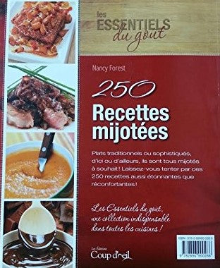 Livre 250 Recettes mijotées - Nancy Forest (Livre d'occasion) - ISBN 2896900268