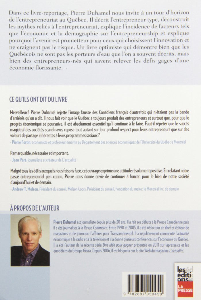 Livre Les entrepreneurs à la rescousse (Pierre Duhamel) (Livre d'occasion) - ISBN 2897050454