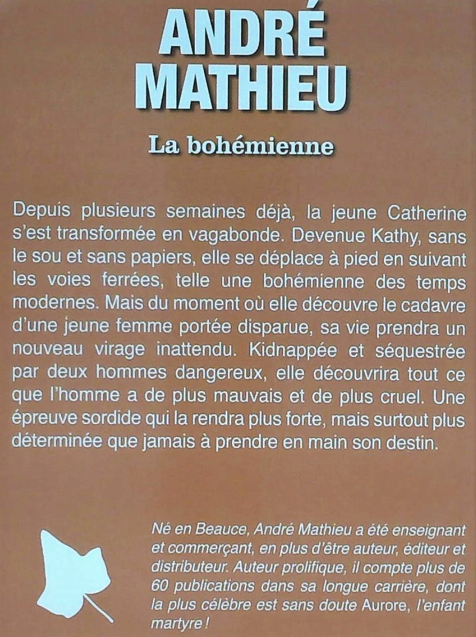 Livre La bohémienne (André Mathieu) (Livre neuf) - ISBN 2897314915