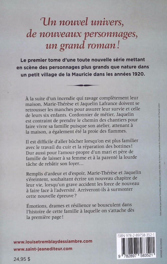 Livre L'incendie - Louise Tremblay D'Essiambre (Livre d'occasion) - ISBN 2897583525