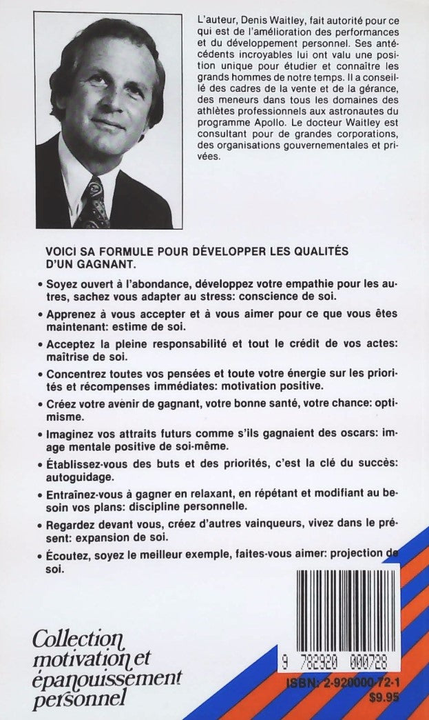 Livre Attitude d'un gagnant (Denis Waitley) (Livre d'occasion) - ISBN 2920000721
