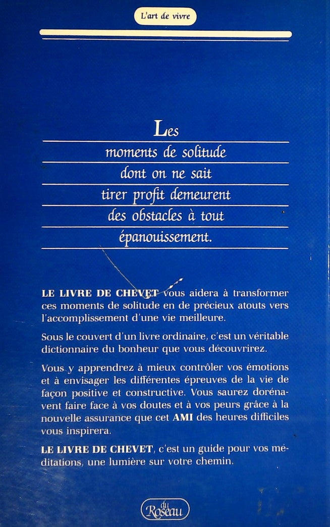 Livre Le livre de chevet - Georges Barbarin (Livre d'occasion) - ISBN 2920083058