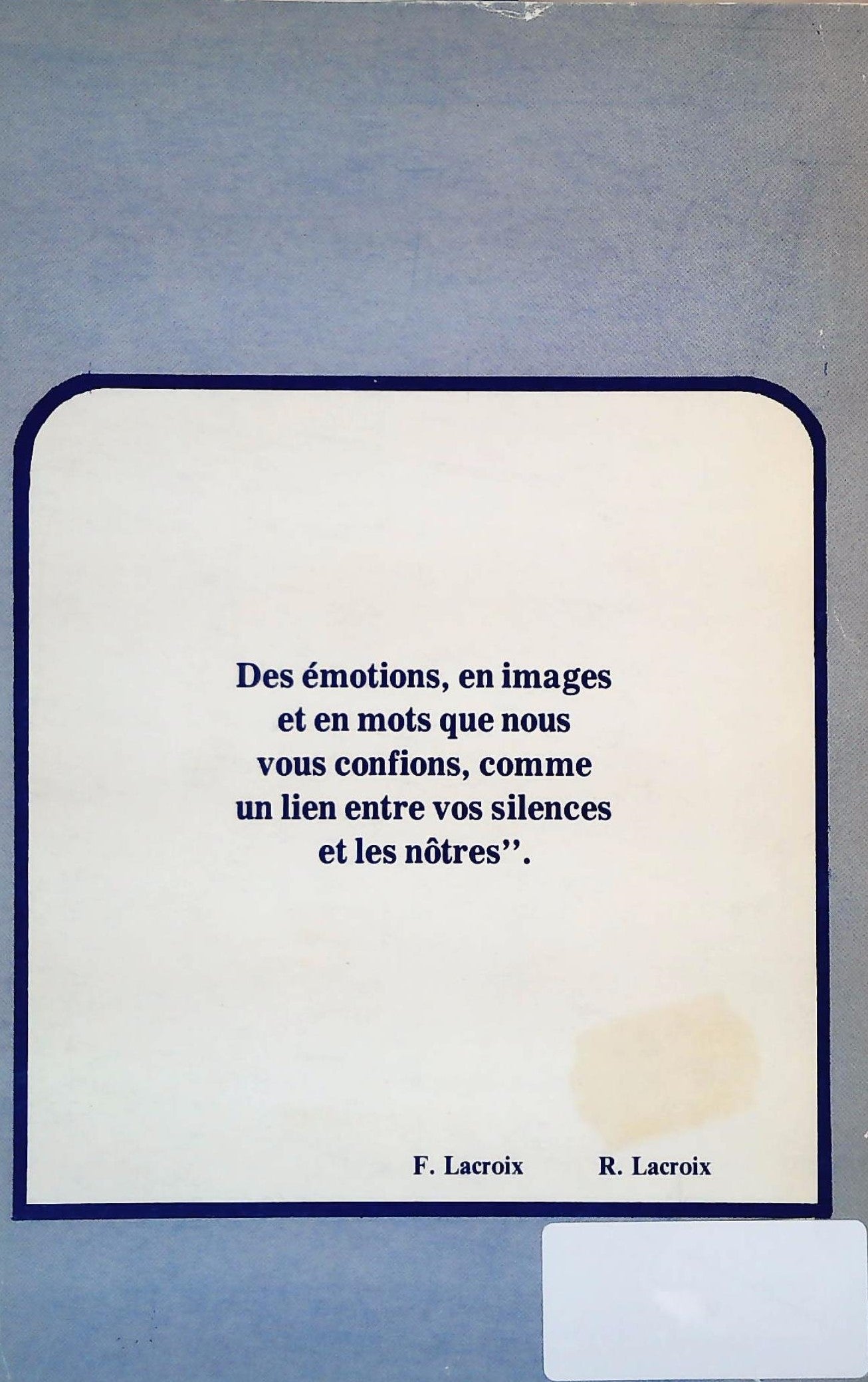 Livre Imagerie - Richard Lacroix (Livre d'occasion) - ISBN 2920194038