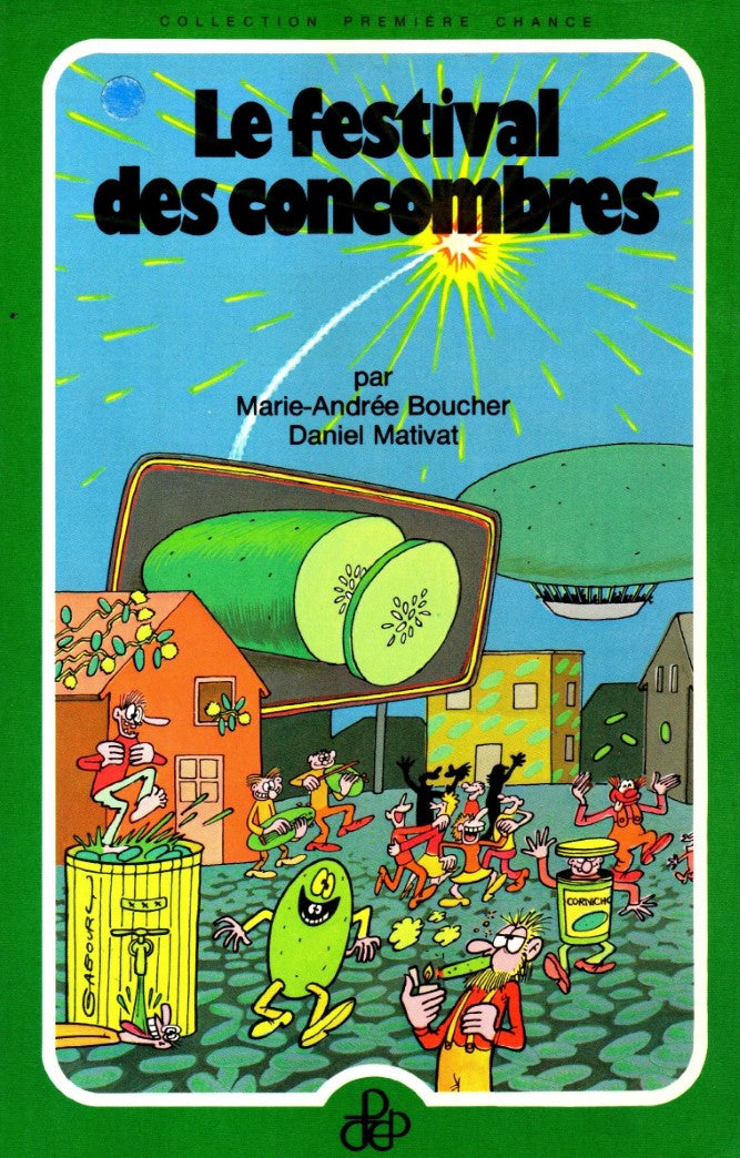 Livre Le festival des concombres - Marie-Andrée Boucher (Livre d'occasion) - ISBN 2920369121
