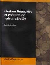 Livre Gestion financière pour expert comptables et financiers - Jean-Paul Page (Livre d'occasion)...