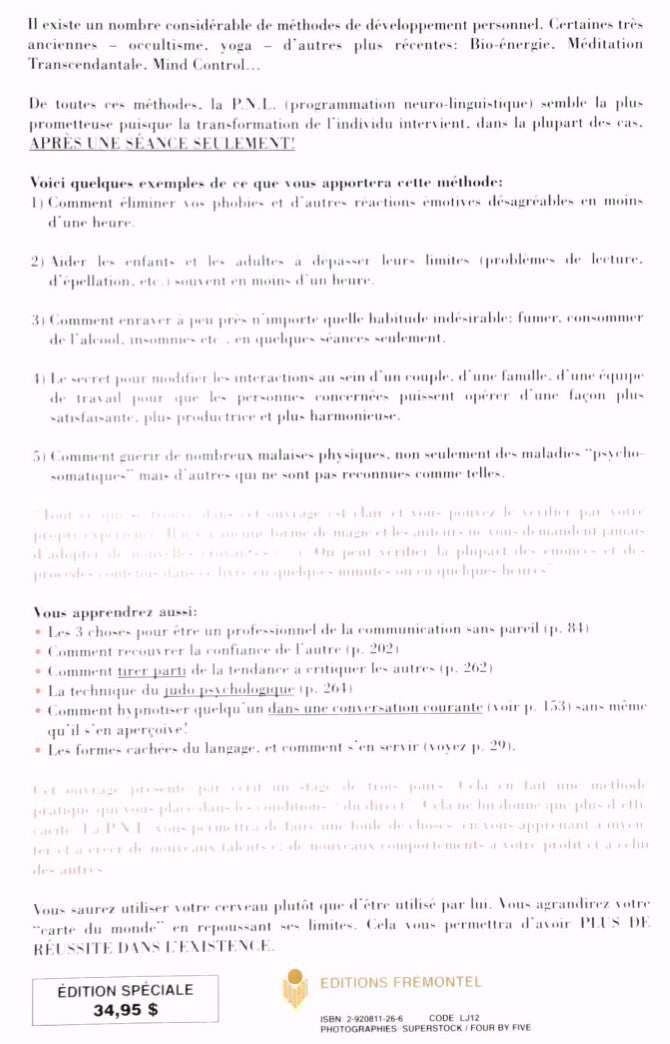 Les secrets de la communication : Comment faire des miracles et changer presque instantanément (Richard Bandler)
