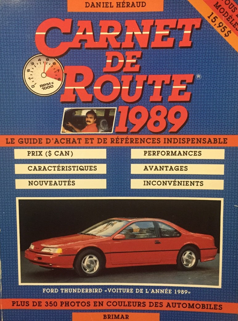 Livre ISBN 292084542X Carnet de route 1989 (Daniel Héraud)
