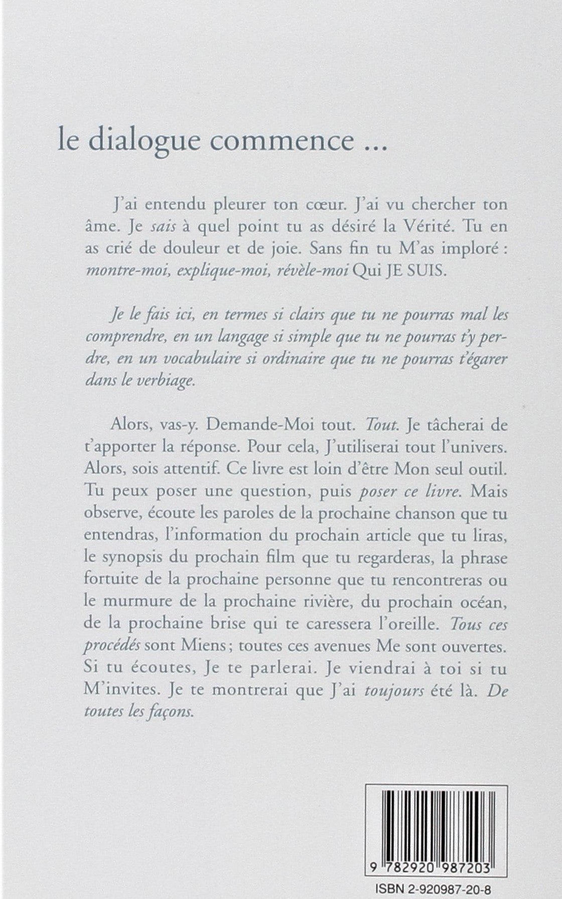 Livre Conversation avec Dieu : Un dialogue hors du commun - Neale Donald Walsch (Livre d'occasion...