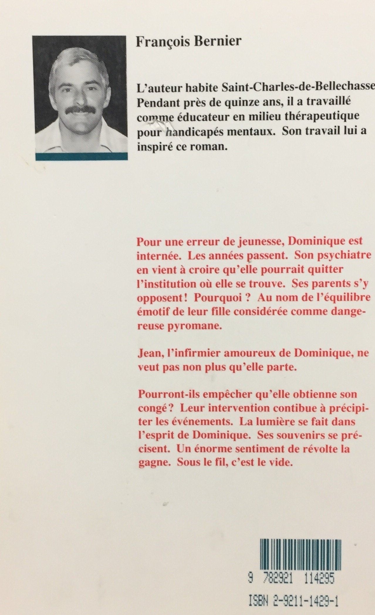 Livre La funambule - François Bernier (Livre d'occasion) - ISBN 2921114291