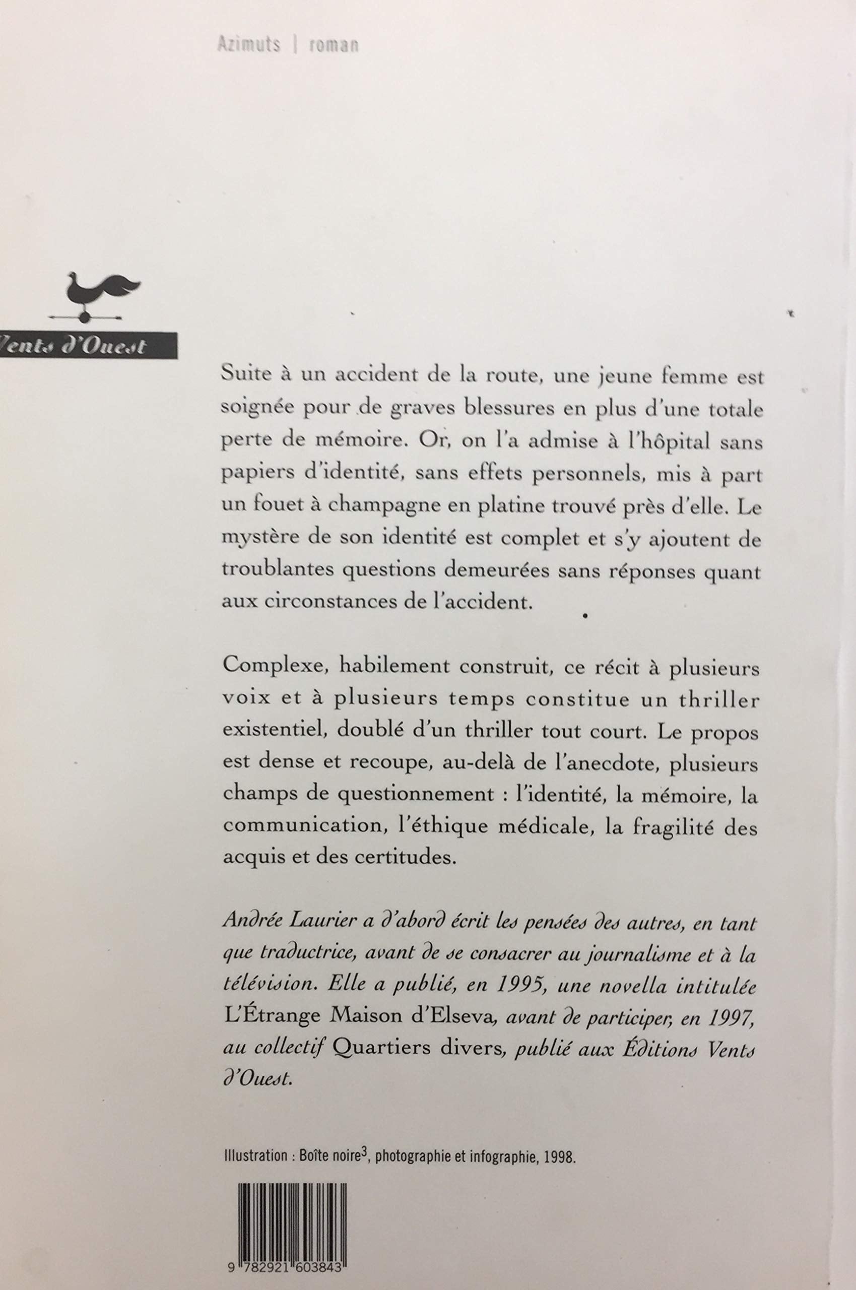 Livre L'ajourée - Andrée Laurier (Livre neuf) - ISBN 2921603845