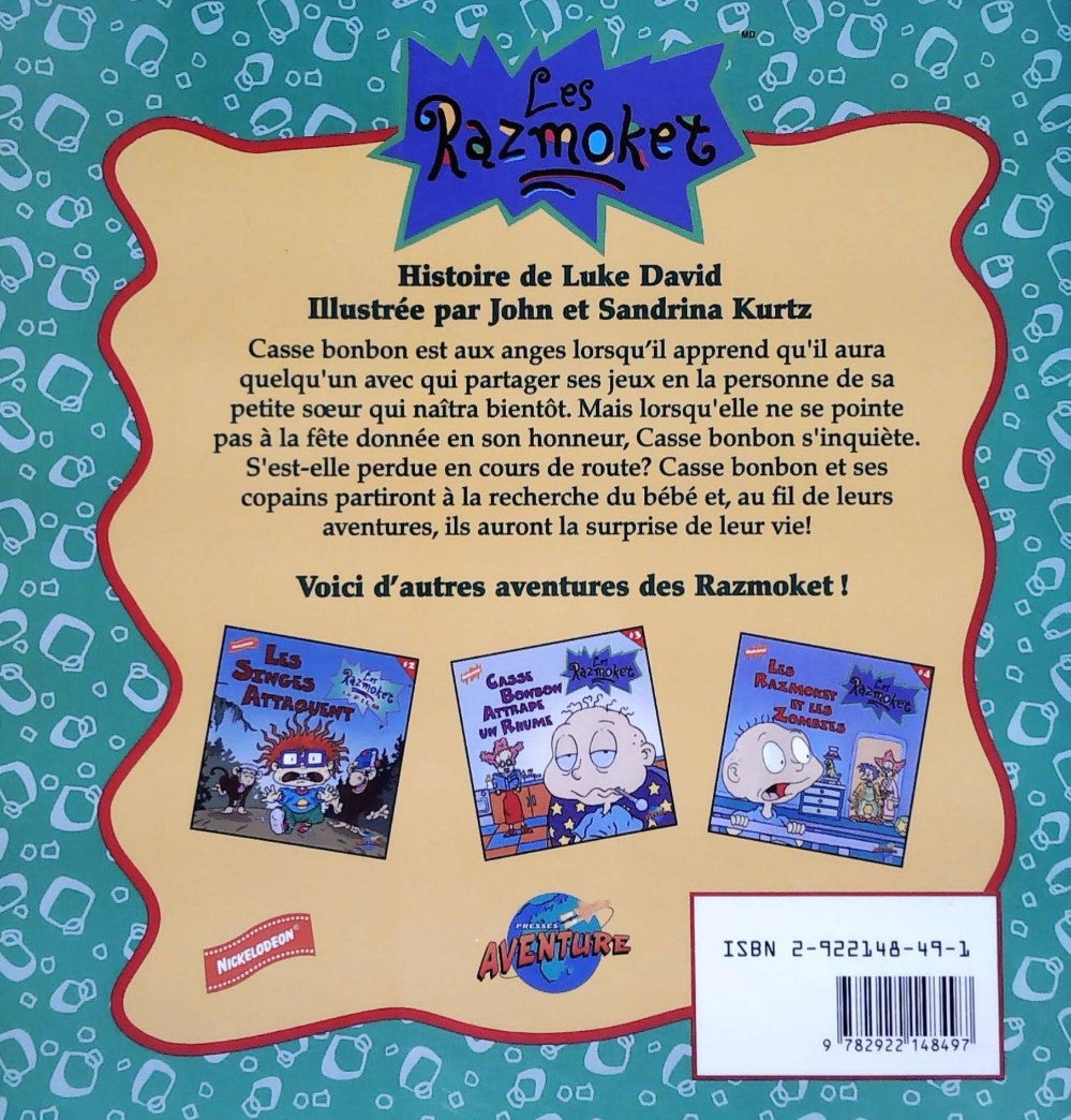 Livre Casse Bonbon attend la cigogne (Livre d'occasion) - ISBN 2922148491