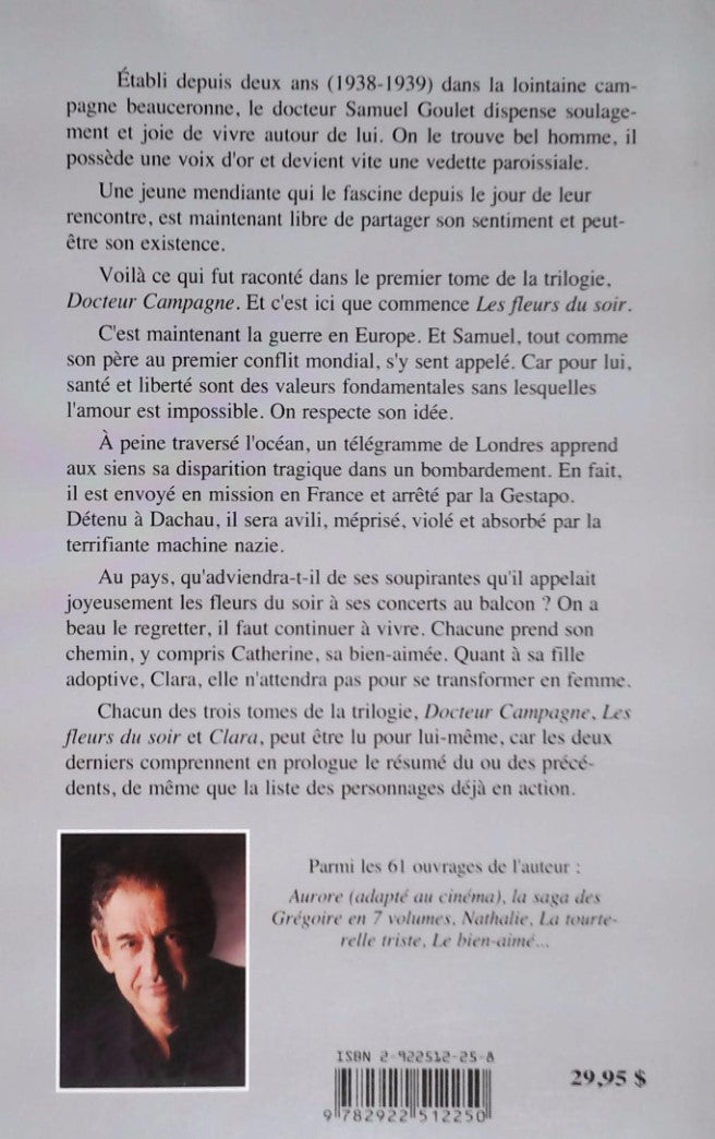 Livre Docteur Campagne # 2 : Les fleurs du soir (André Mathieu) (Livre d'occasion) - ISBN 2922512258