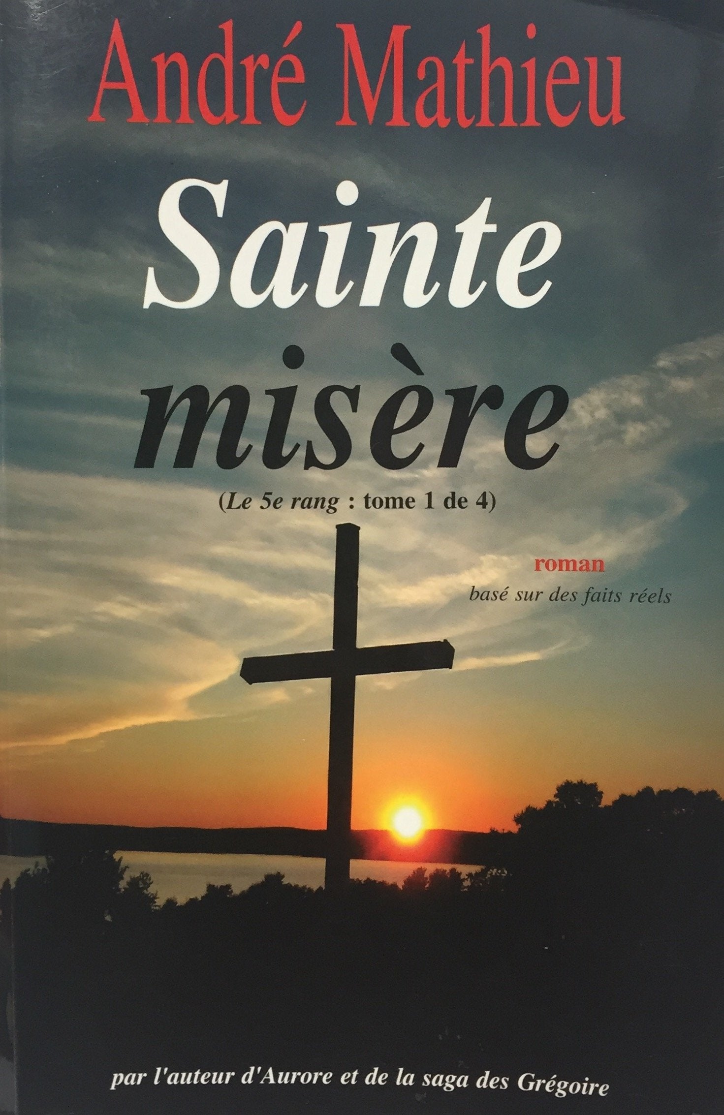 Livre Sainte misère - André Mathieu (Livre d'occasion) - ISBN 292251241X