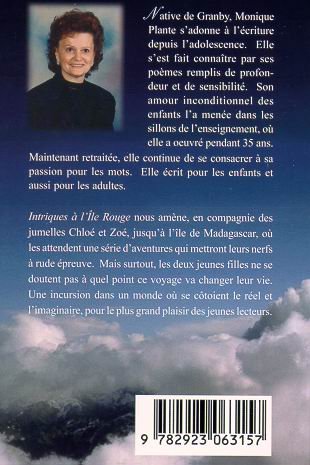 Livre Intrigues à l'île Rouge - Monique Plante (Livre d'occasion) - ISBN 2923063155
