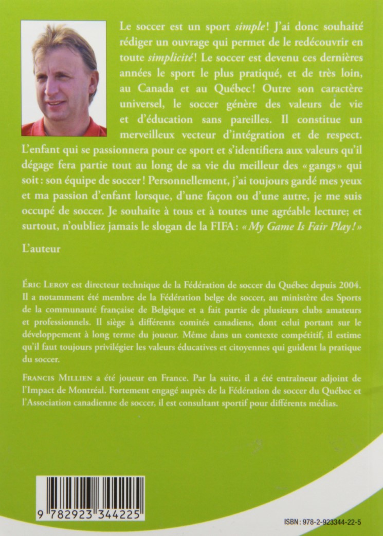 Livre Soccer plus (2e édition) - Éric Leroy (Livre neuf) - ISBN 2923344227