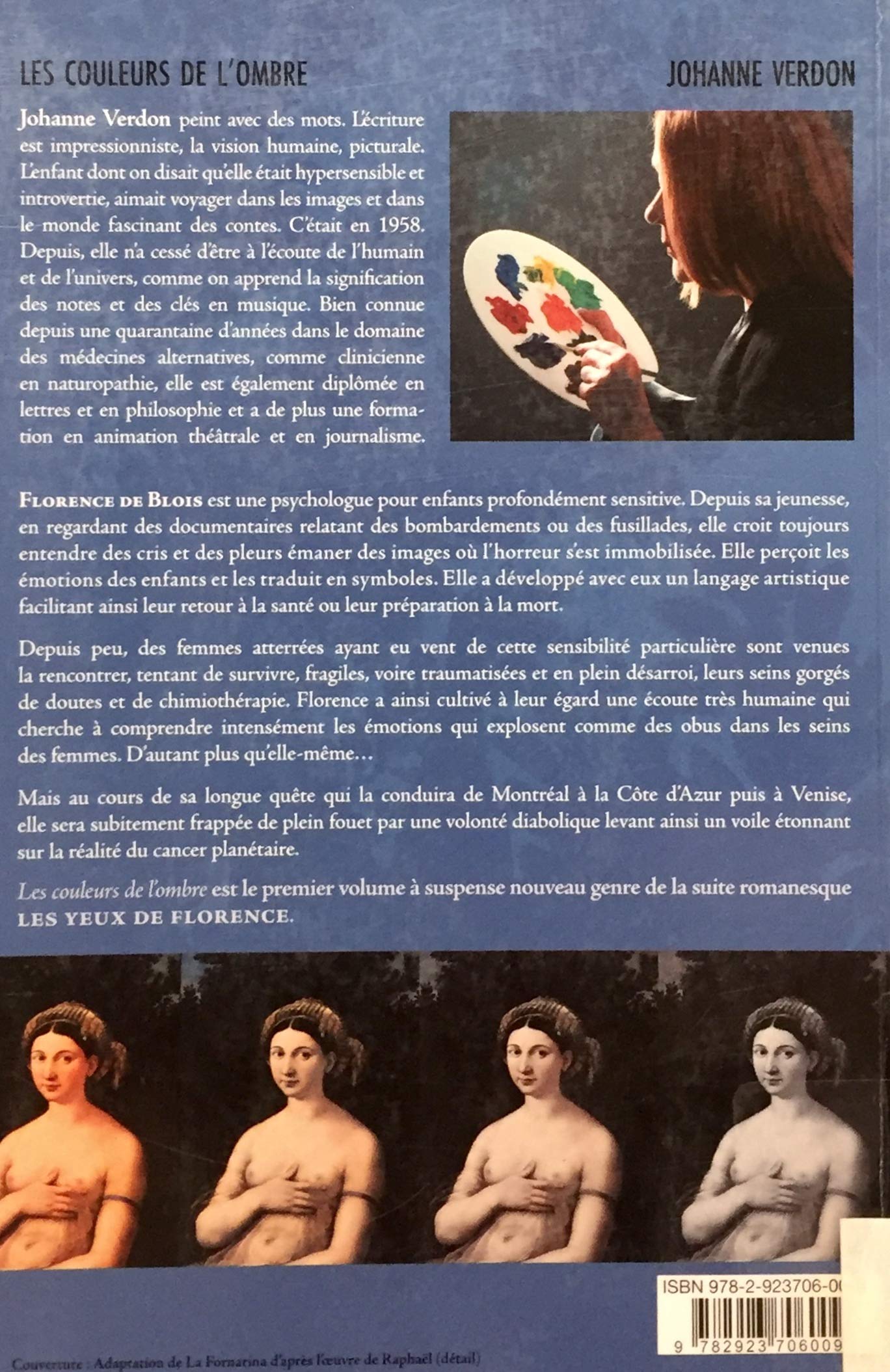 Livre Les couleurs de l'ombre - Johanne Verdon (Livre d'occasion) - ISBN 2923706005