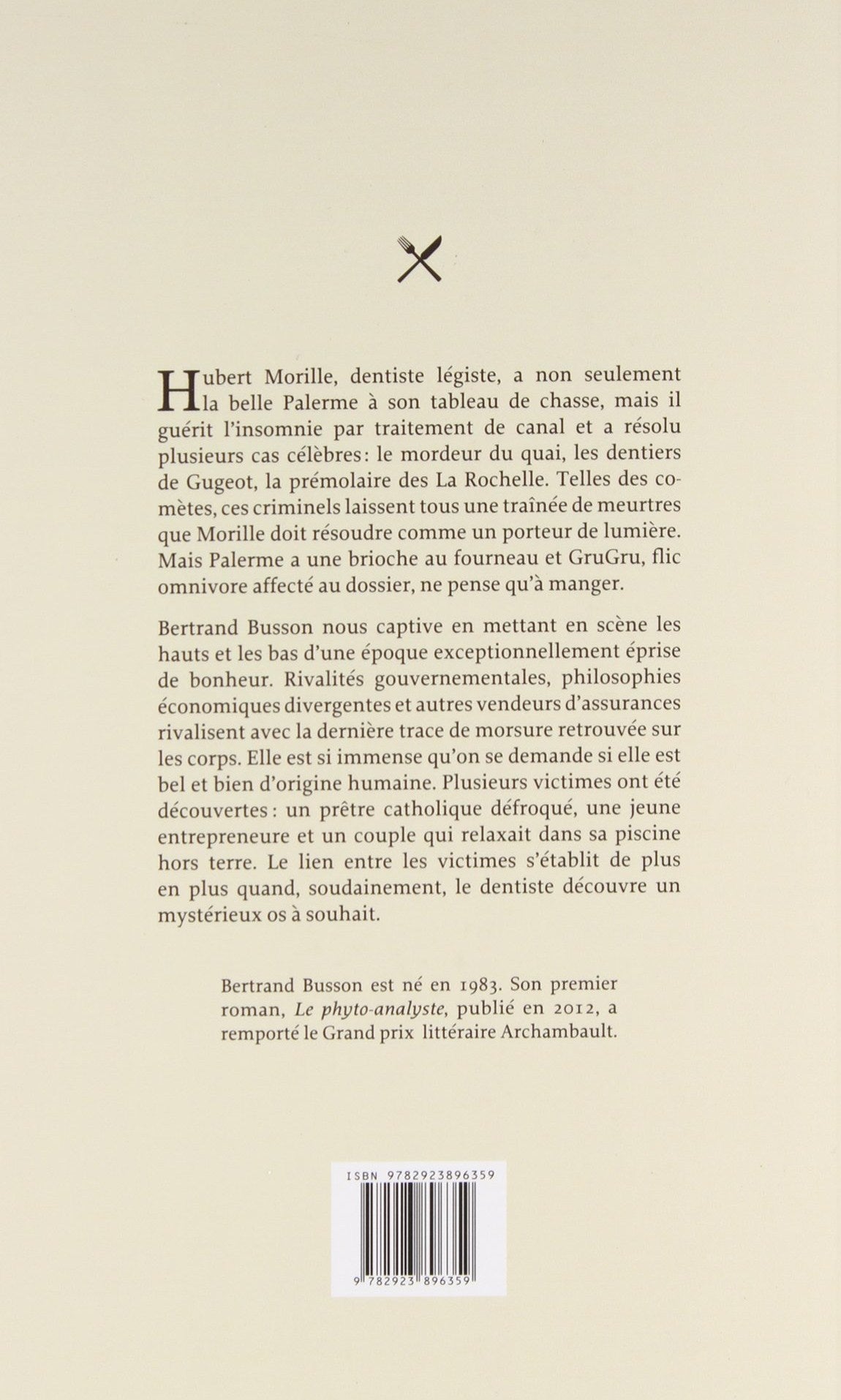 Livre La mandibule argentée - Bertrand Busson (Livre neuf) - ISBN 2923896351