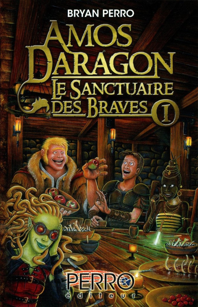 Livre Amos Daragon (Le sanctuaire des braves) - Bryan Perro (Livre d'occasion) - ISBN 2923995015