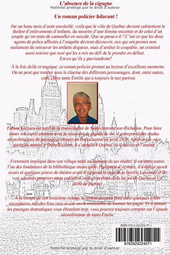 Livre L'absence de la cigogne - Fabien Lecours (Livre neuf) - ISBN 2924224578