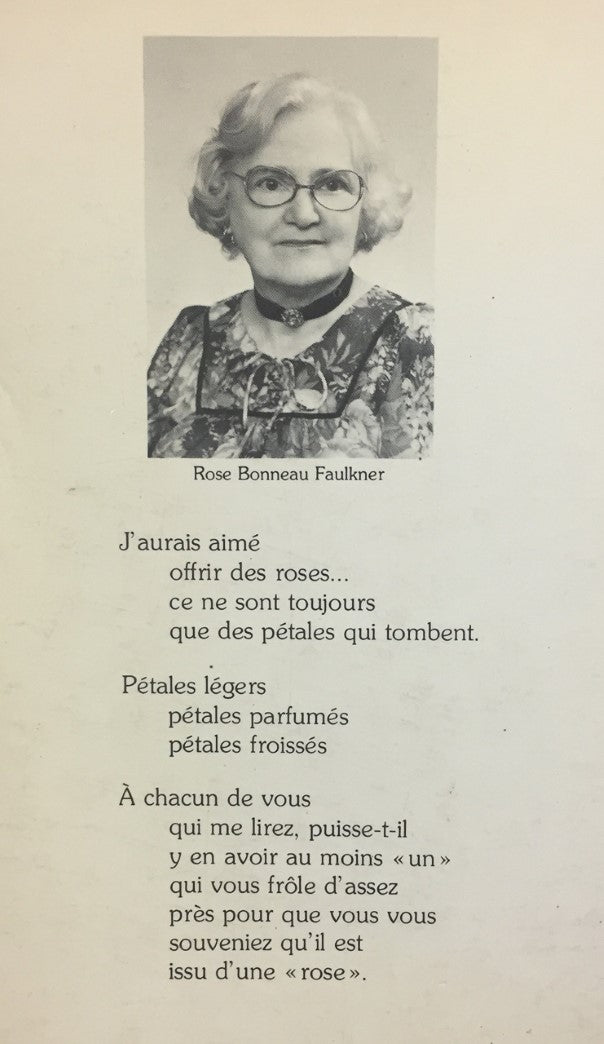 Livre Pétales - Rose Bonneau Faulkner (Livre d'occasion) - ISBN 2980024201
