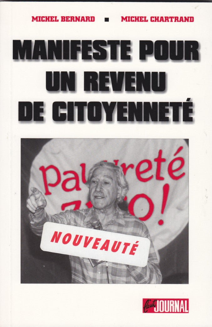 Livre Manifeste pour un revenu de citoyenneté (Michel Berbard, Michel Chartrand) (Livre...
