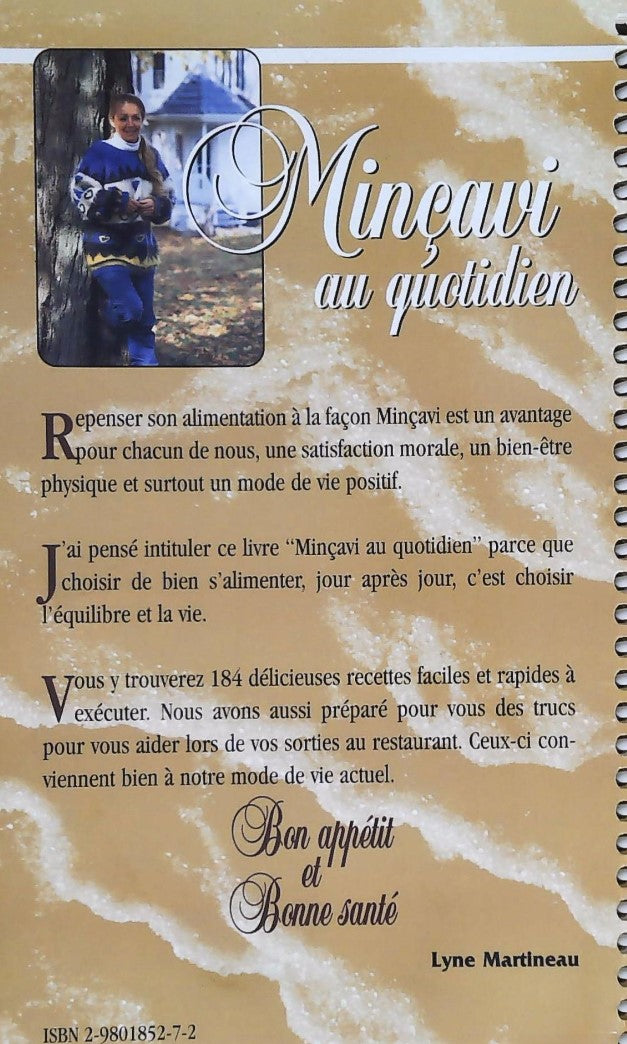 Livre Minçavi au quotidien : Recettes familiales (Livre d'occasion) - ISBN 2980185272