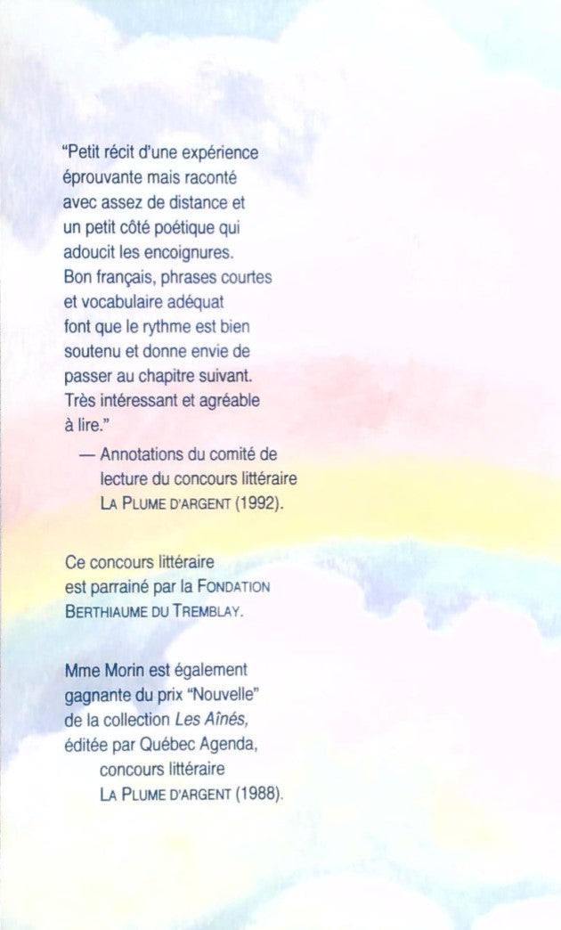 Livre Lumière au bout du cœur - Claire Morin (Livre d'occasion) - ISBN 2980382302