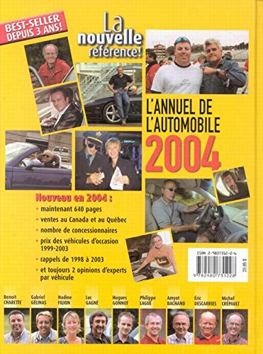 Livre L'annuel de l'automobile 2004 (Collectif) (Livre d'occasion) - ISBN 2980731226