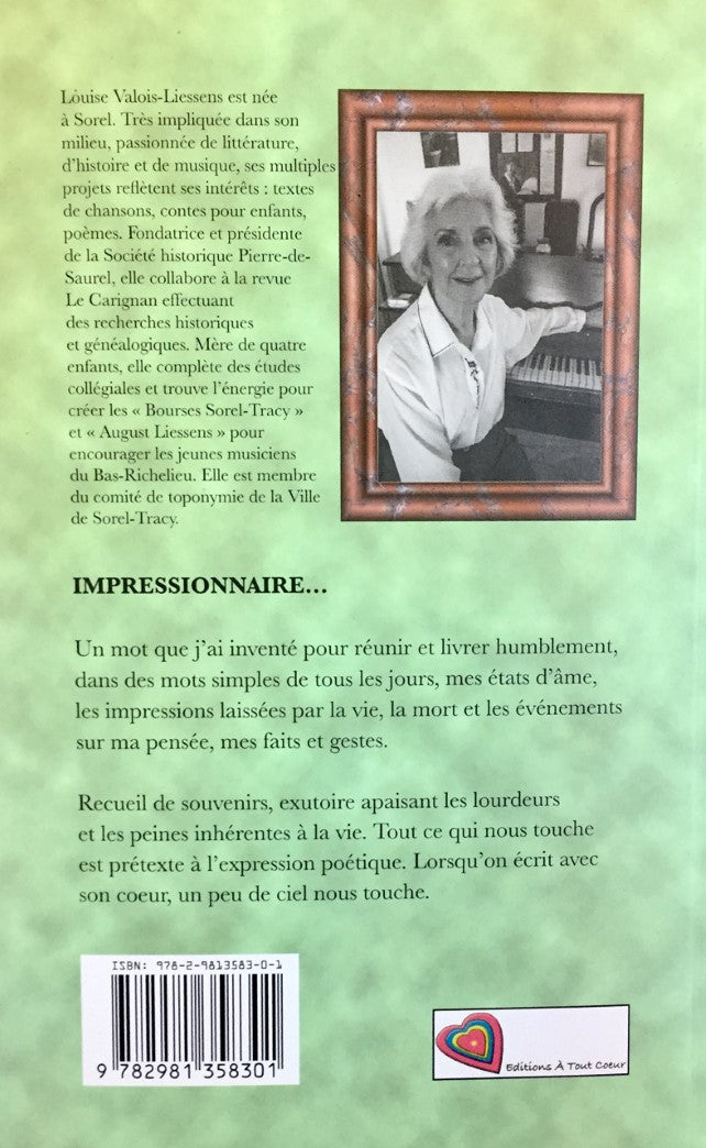 Livre Impressionnaire - Louise Valois-Liessens (Livre d'occasion) - ISBN 2981358308
