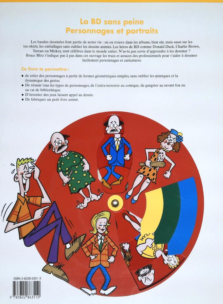 Livre La BD sans peine : Personnages et portraits - Bruce Blitz (Livre d'occasion) - ISBN 3822863513