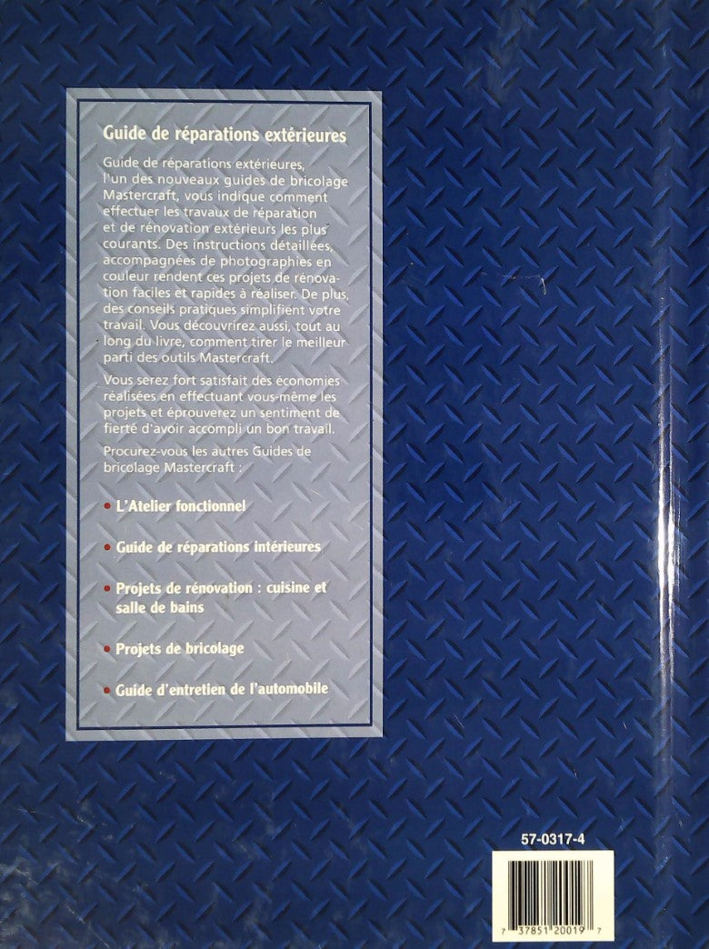 Livre Guide de réparations extérieures - Collectif (Livre d'occasion) - ISBN 0865737673