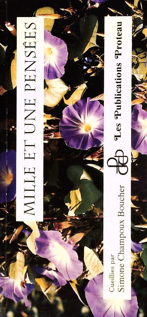 Livre ISBN 2920369407 Mille et une pensées