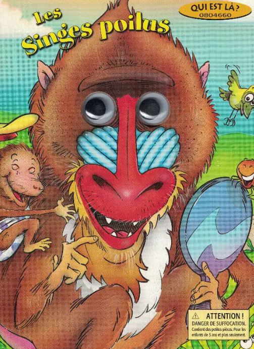Livre Qui est là? : Les singes poilus (Livre d'occasion) - ISBN 2764118988