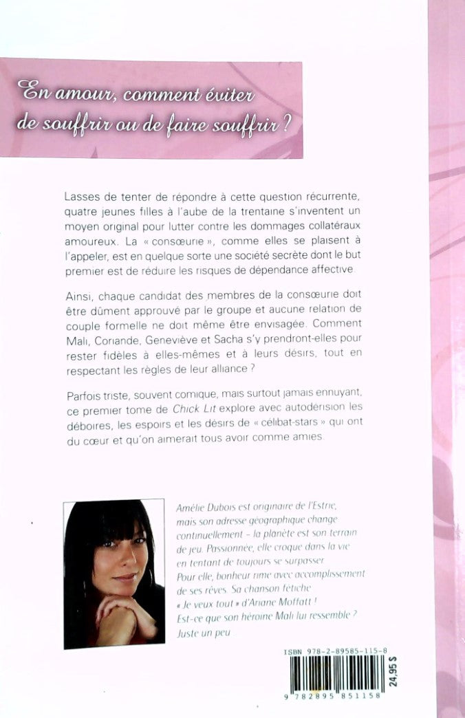 Livre La consoeurie qui boit le champagne - Amélie Dubois (Livre d'occasion)