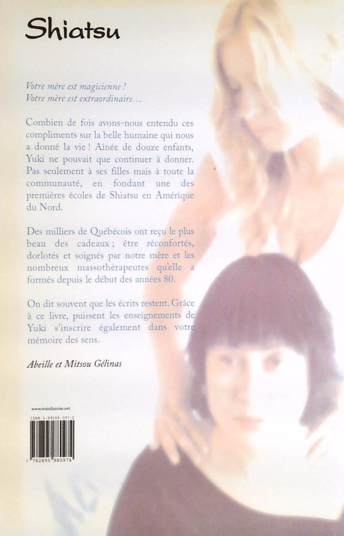 Livre Shiatsu - Yuki Rioux (Livre d'occasion) - ISBN 2895880972