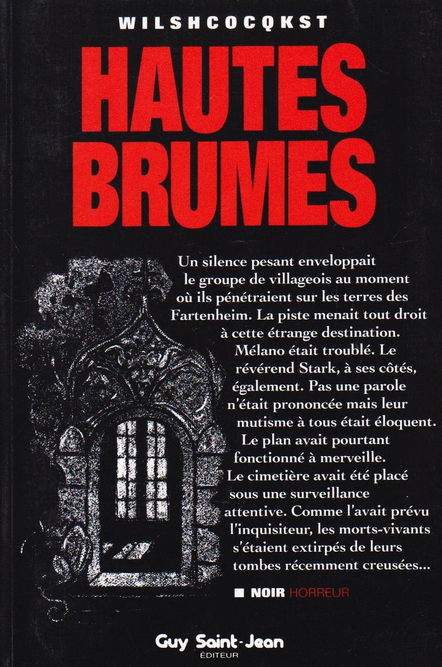 Livre Hautes brumes - Wilshcocqkst (Livre d'occasion) - ISBN 2920340875