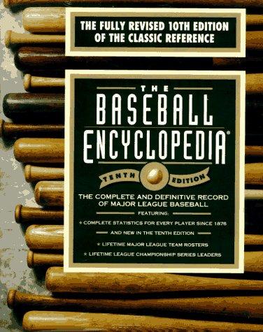 Livre The Baseball Encyclopedia The Complete And Definitive Record Of Major League Baseball...