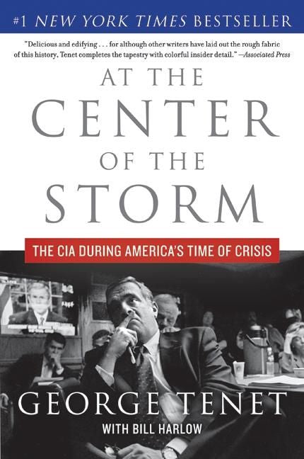 Livre At The Center of The Storm : The CIA During America's Time of Crisis - George Tenet (Livre ...