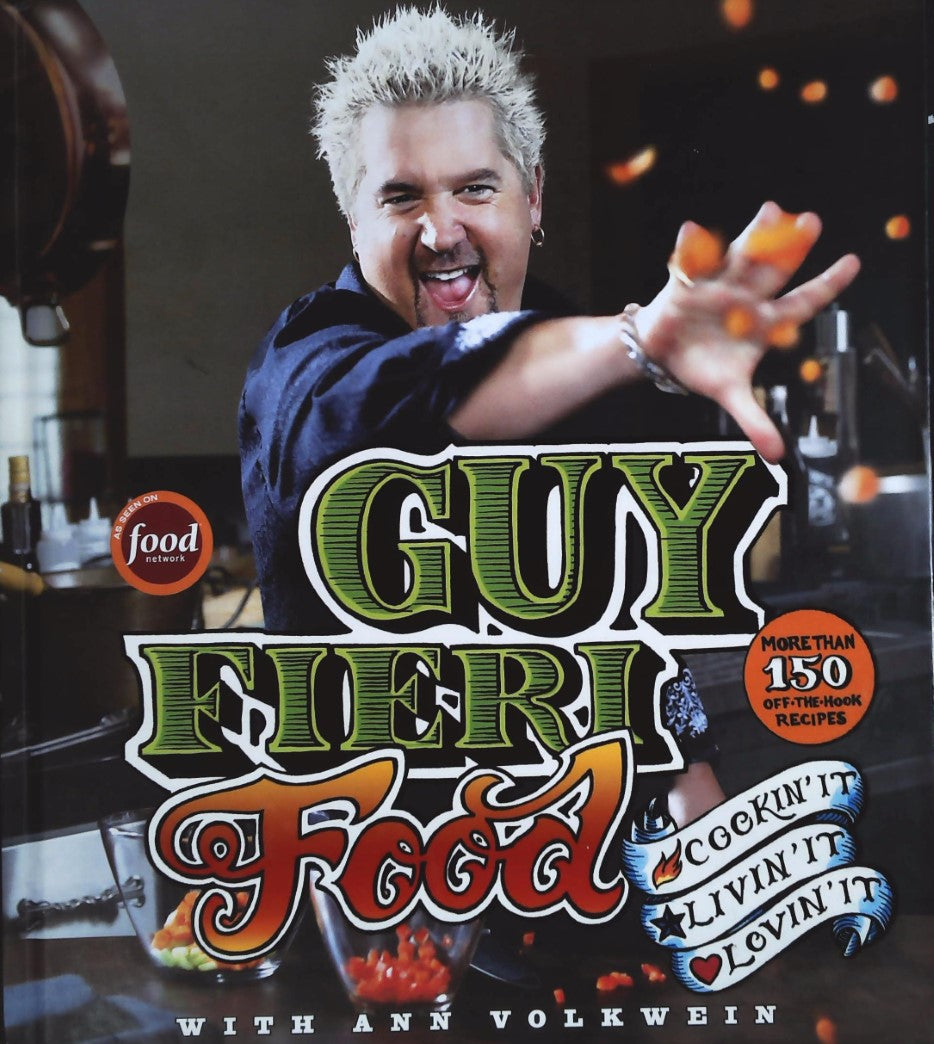 Livre Guy Fieri Food - Ann Volkwein (Livre d'occasion) - ISBN 0061894559