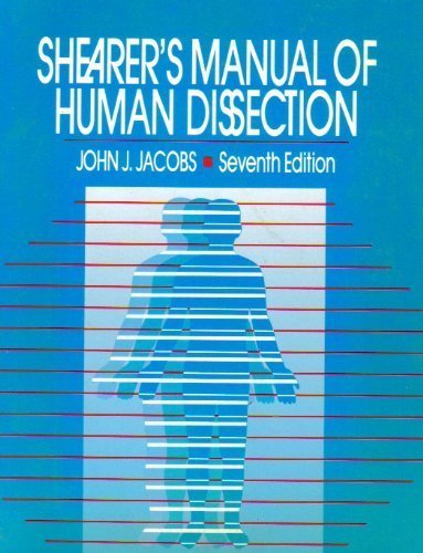 Livre Shearer's Manual Of Human Dissection (John J. Jacobs Edwin Morrill Shearer) (Livre...