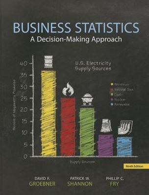 Livre Business Statistics : A Decision-Making Approach - David F. Groebner (Livre d'occasion) - I...