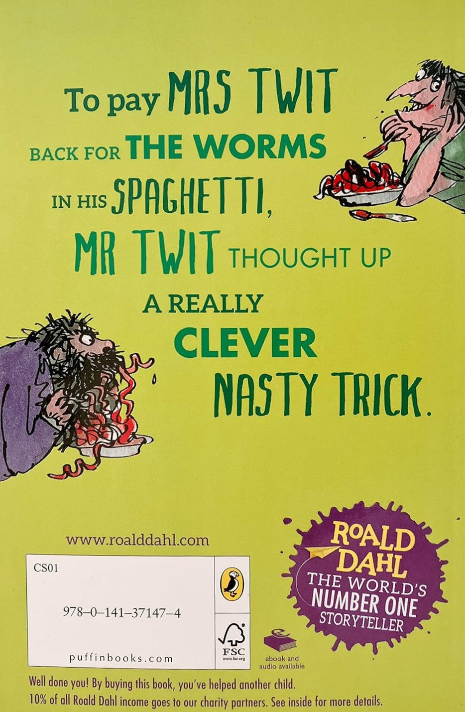 Livre The Twits - Roald Dahl (Livre d'occasion) - ISBN 0141371471