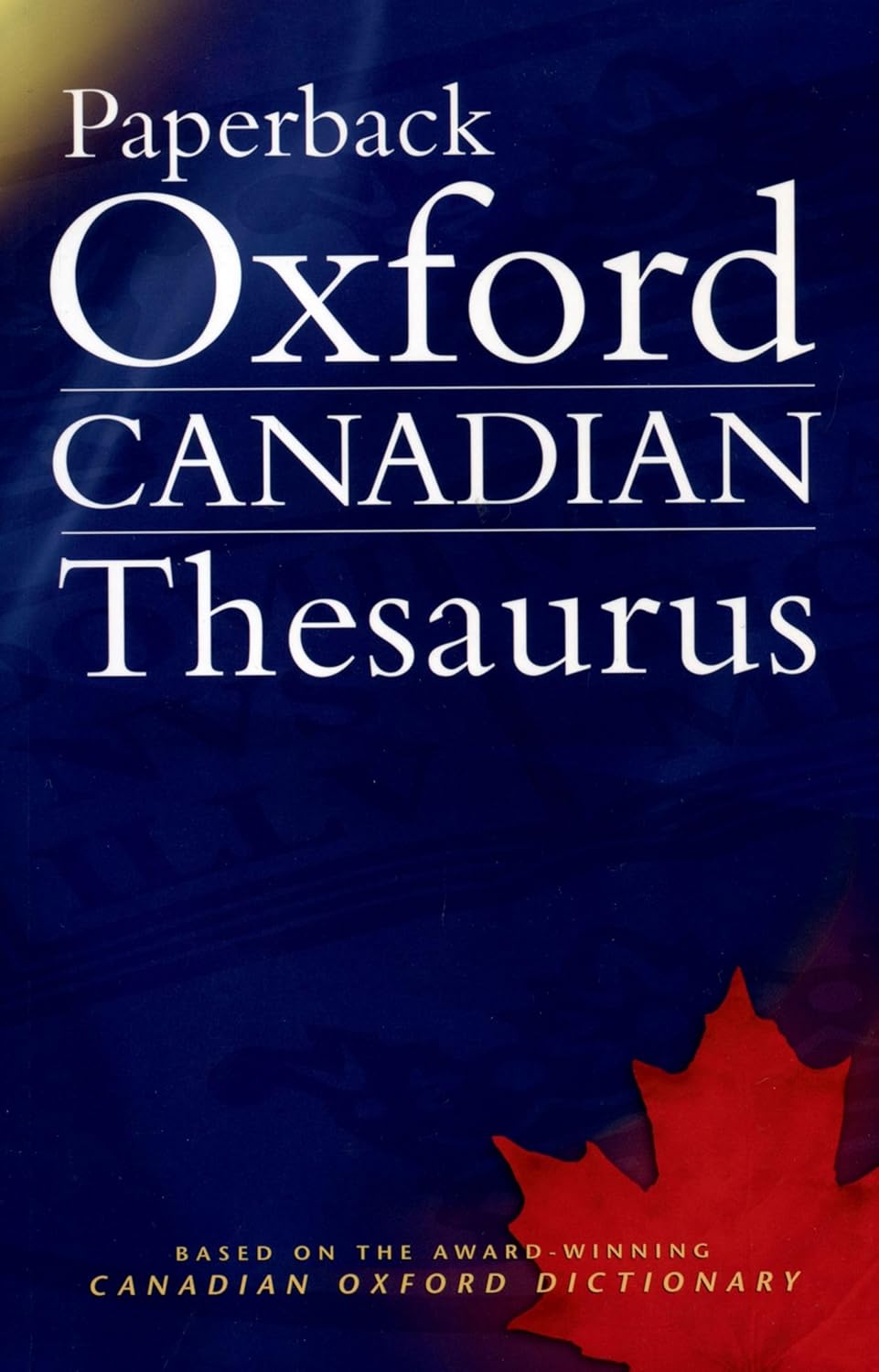 Livre Paperback Oxford Canadian Thesaurus (Livre d'occasion) - ISBN 0195420691