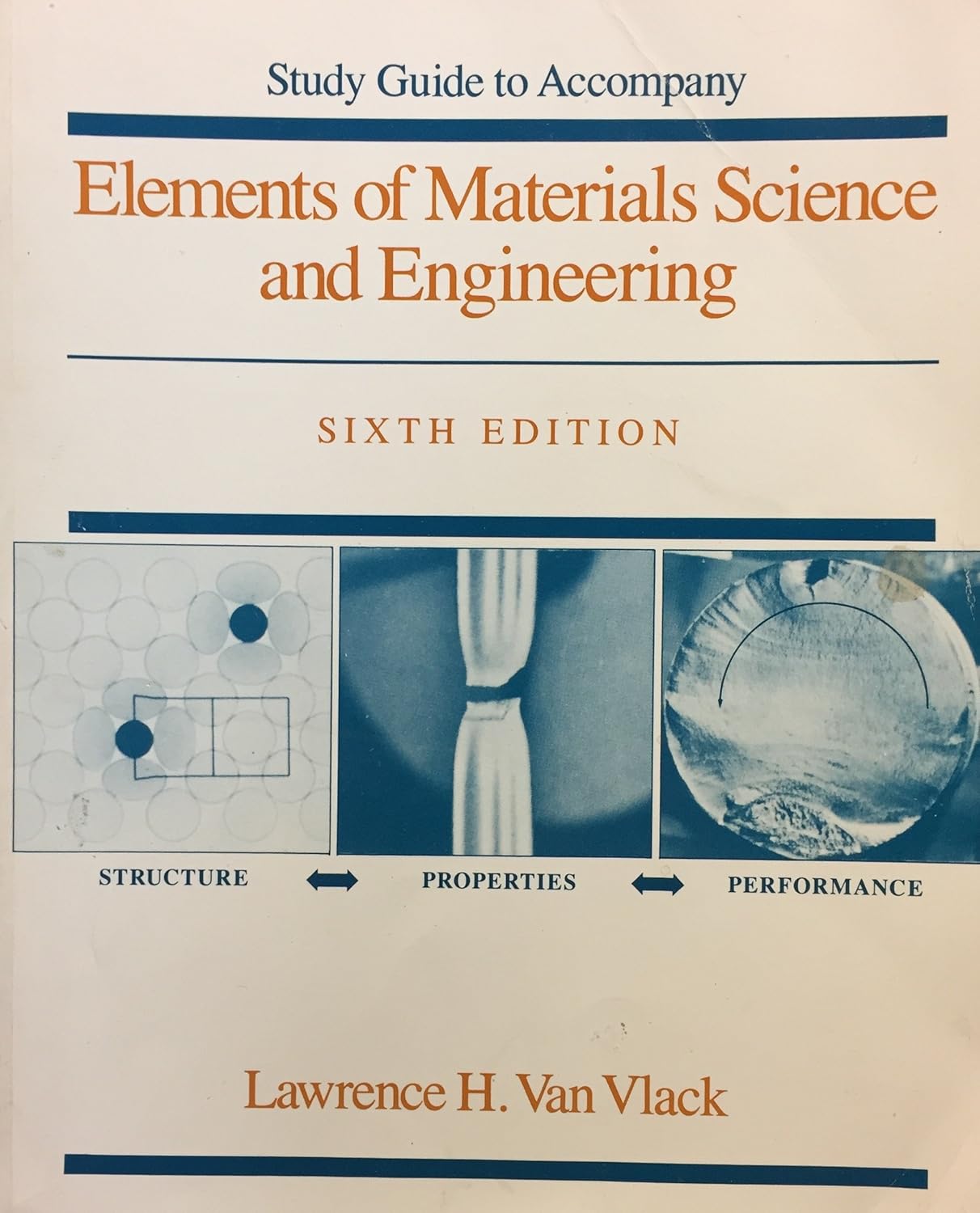 Livre Elements of Materials Science and Engineering (6th edition) - Lawrence H. Van Vlack (Livre ...