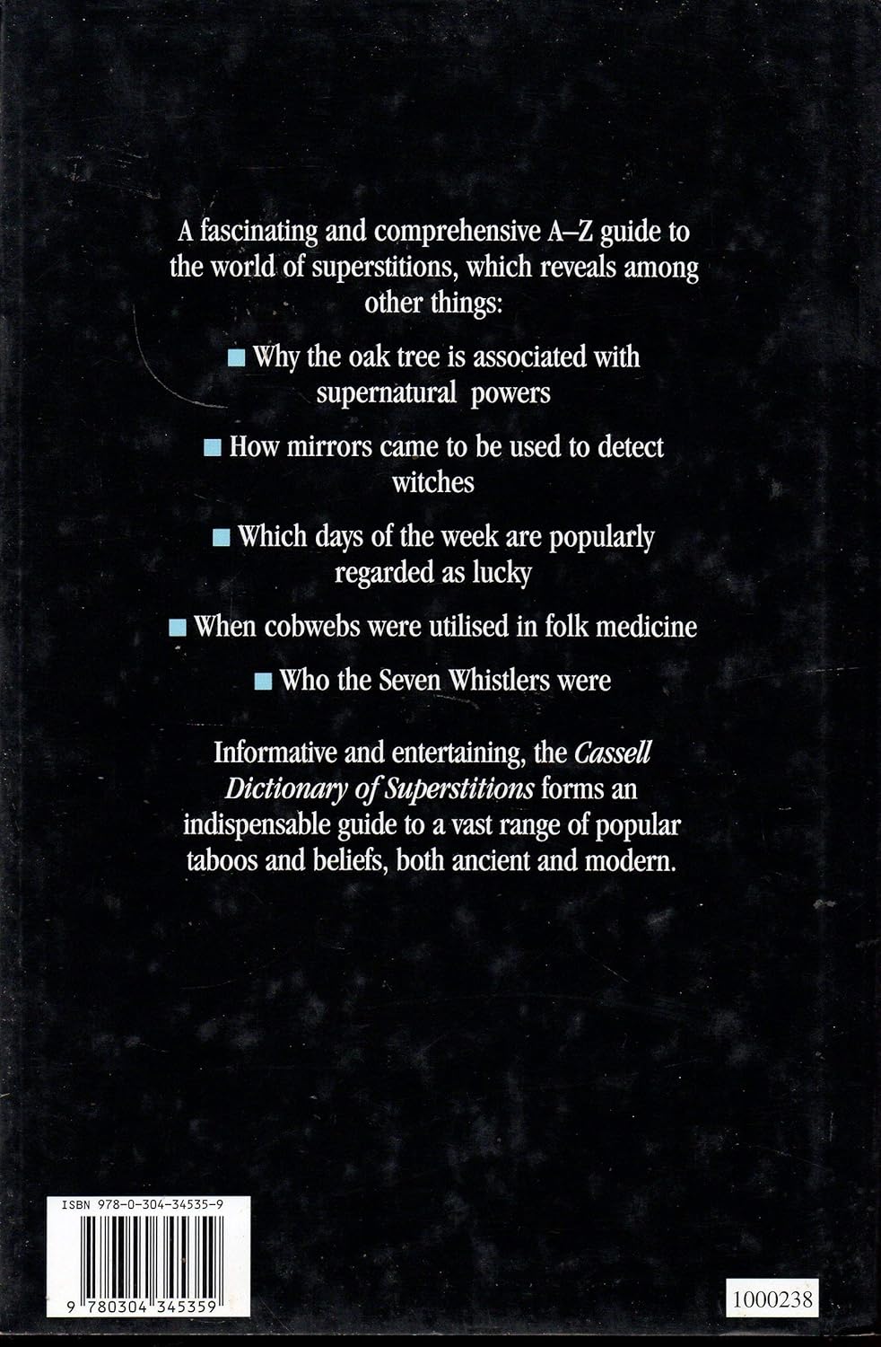 Dictionary of Superstitions (David Pickering)