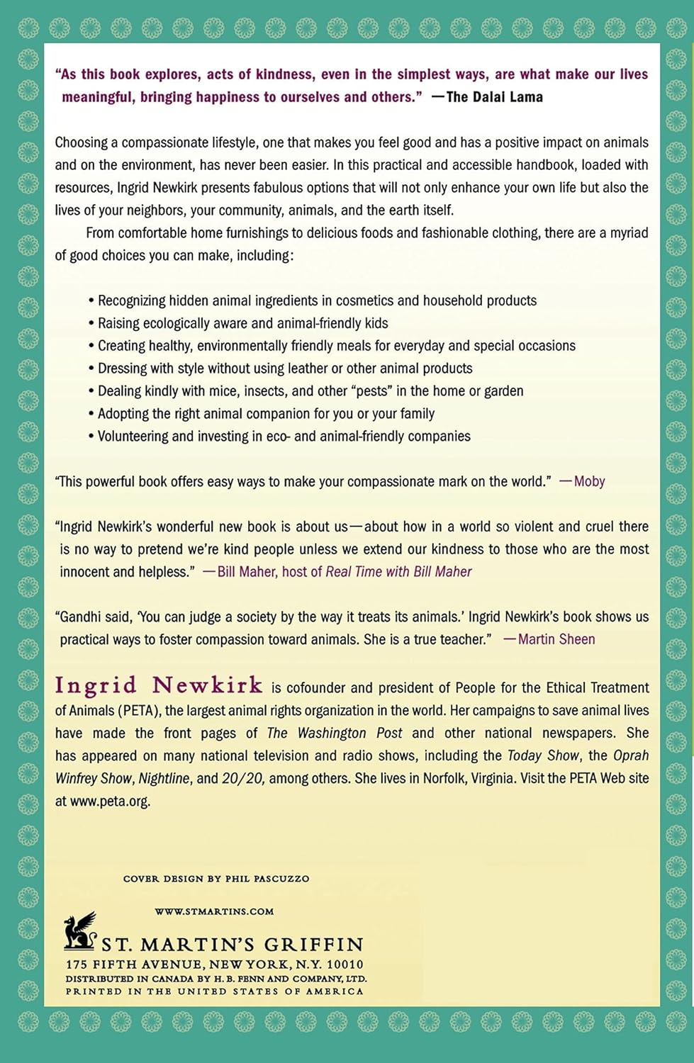 Livre Making Kind Choices: Everyday Ways to Enhance Your Life Through Earth- and Animal-Friendly ...