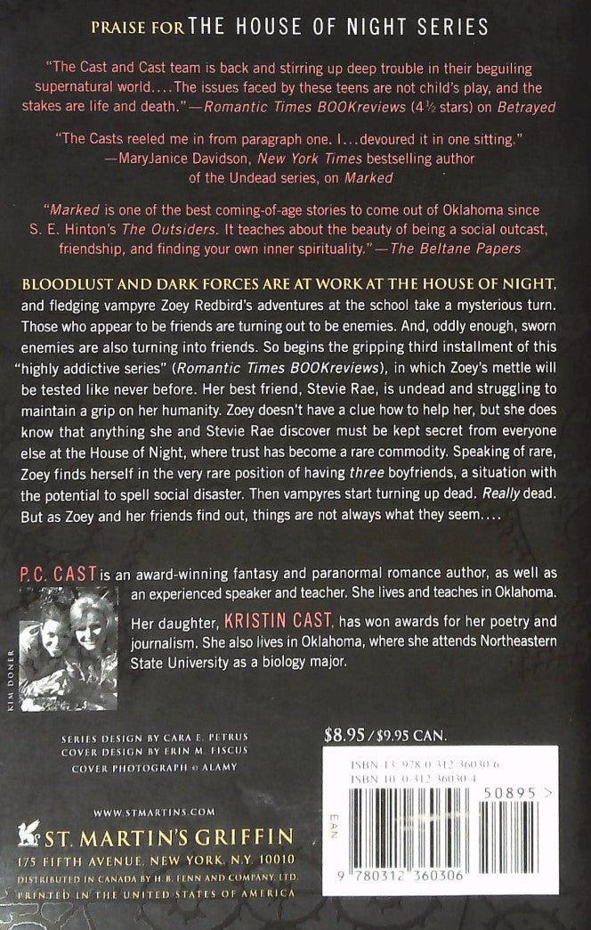 Livre Chosen - P.C. Cast (Livre d'occasion) - ISBN 0312360304