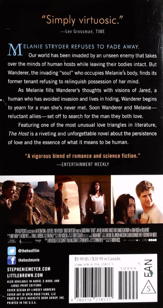 Livre The Host - Stephenie Meyer (Livre d'occasion) - ISBN 0316218510