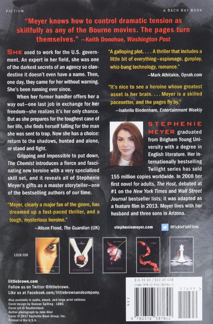 Livre The Chemist - Stephenie Meyer (Livre neuf) - ISBN 0316387843